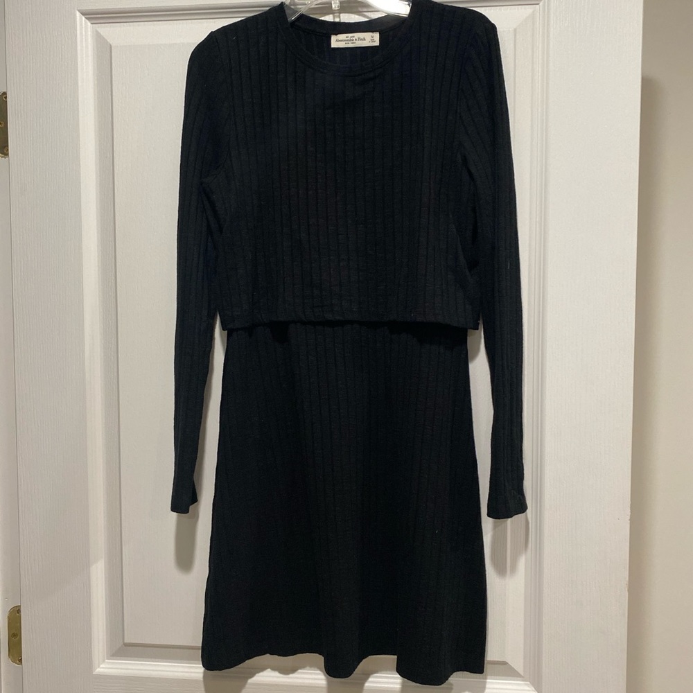 abercrombie and fitch long sleeve t shirt dress